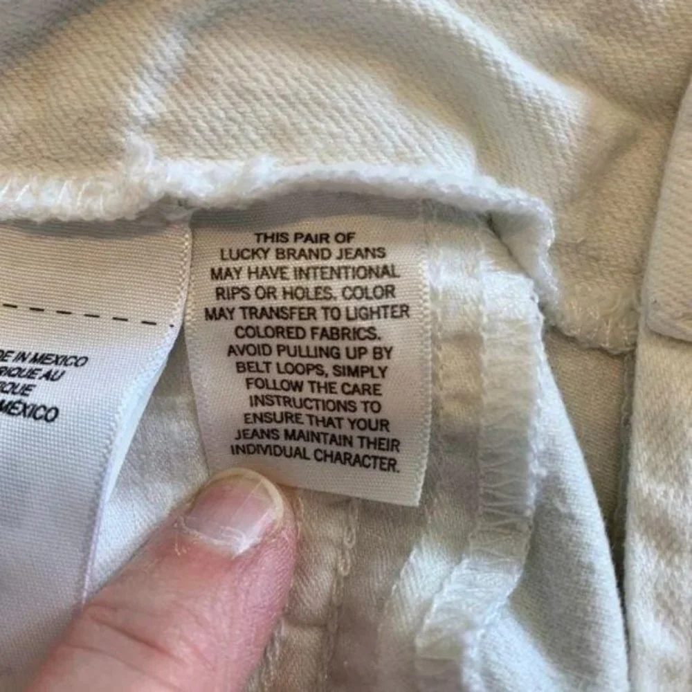 Lucky Brand Sweet Jean Crop, size 14/32 GUC - Picture 11 of 13